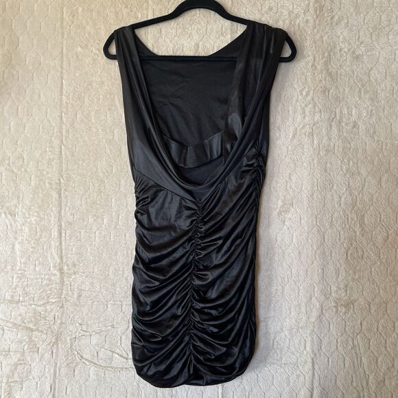 Y2K Do & Be‎ Embellished Black Sleeveless Dress Sz L Whimsigoth - Picture 3 of 9